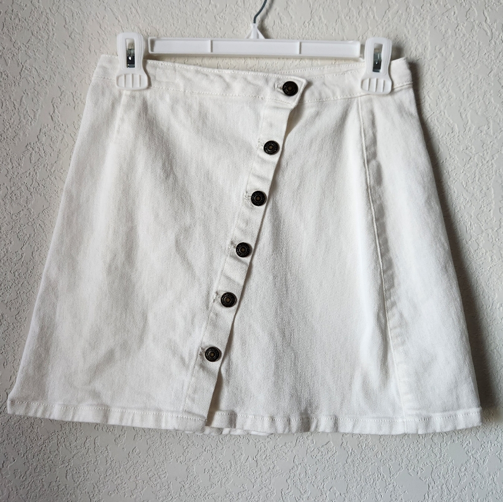Sadie & Sage Asymmetrical A-Line Mini Skirt